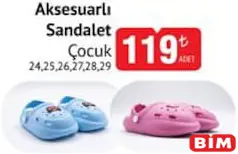 AKSESUARLI SANDALET ÇOCUK